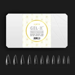 Apres French Manicure Gel-X Tips - Sculpted Stiletto Long (330 pcs)