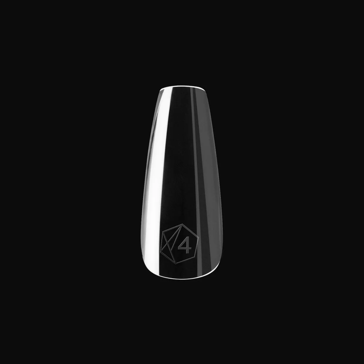 Apres Gel-X Natural Coffin Medium Box of Tips 2.0, 600 pcs.