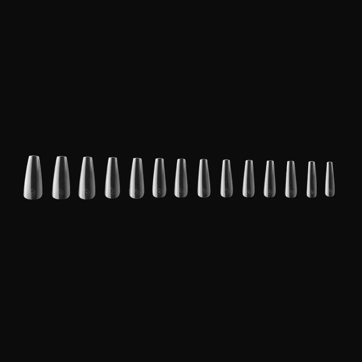 Apres Gel-X Sculpted Coffin Long Box of Tips 2.0, 600 pcs.