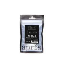 Apres Individual Tips - Natural Square Long #1