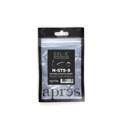 Apres Individual Tips - Natural Stiletto Short #9
