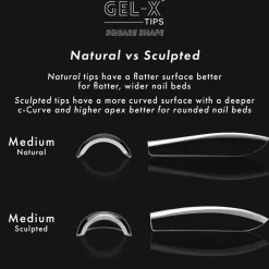 Aprés Gel-X Tips - Sculpted Square Medium