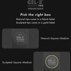 Aprés Gel-X Tips - Sculpted Square Medium