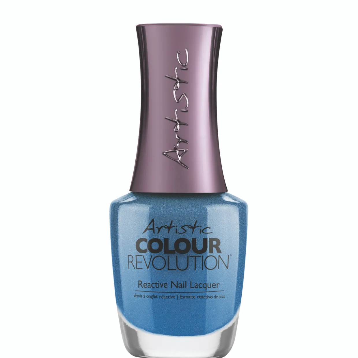 Artistic "Here To Sleigh" Duo, Teal Blue Shimmer- Includes Gel Polish and Lacquer