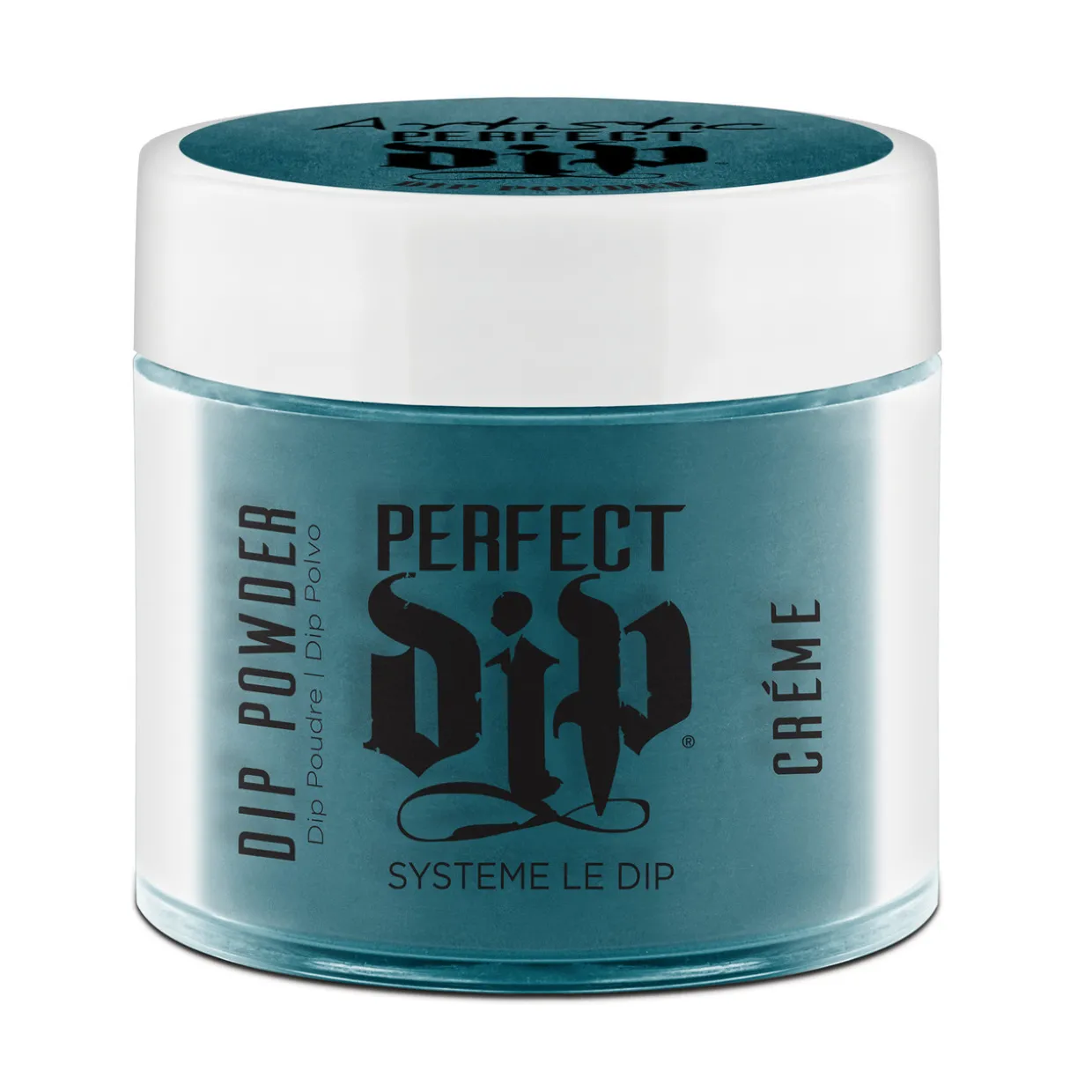 Artistic Nail Design "All About The Sound" - Bright Teal Crème Perfect Dip Powder 23 g | 0.8 Oz