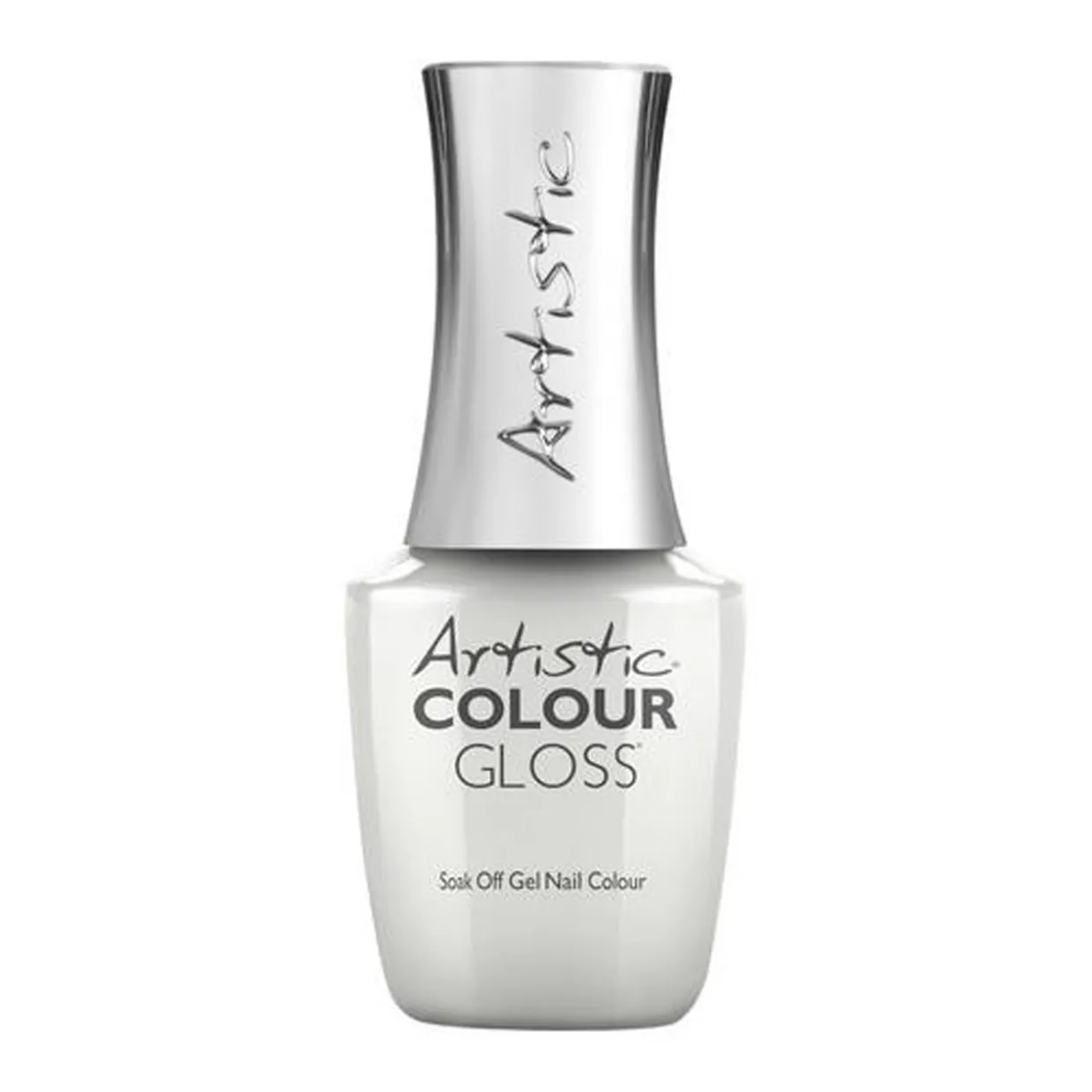 Artistic Nail Design "Dazzling Daydream" - White Shimmer Gel Polish, 15mL | .5 fl oz