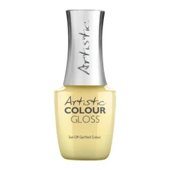 Artistic Nail Design "Goddess of Light" - Iridescent Yellow Crème Gel Polish, 15mL | .5 fl oz