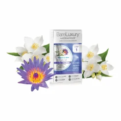 BareLuxury Detox Calm Jasmine & Lily Water 4 Pack - Includes 1 Each Of Soak, Masque, Scrub, Massage Butter