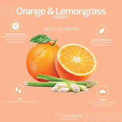 BareLuxury Energy Orange & Lemongrass Masque (8 oz. | 226 g.) - Case Pack of 24