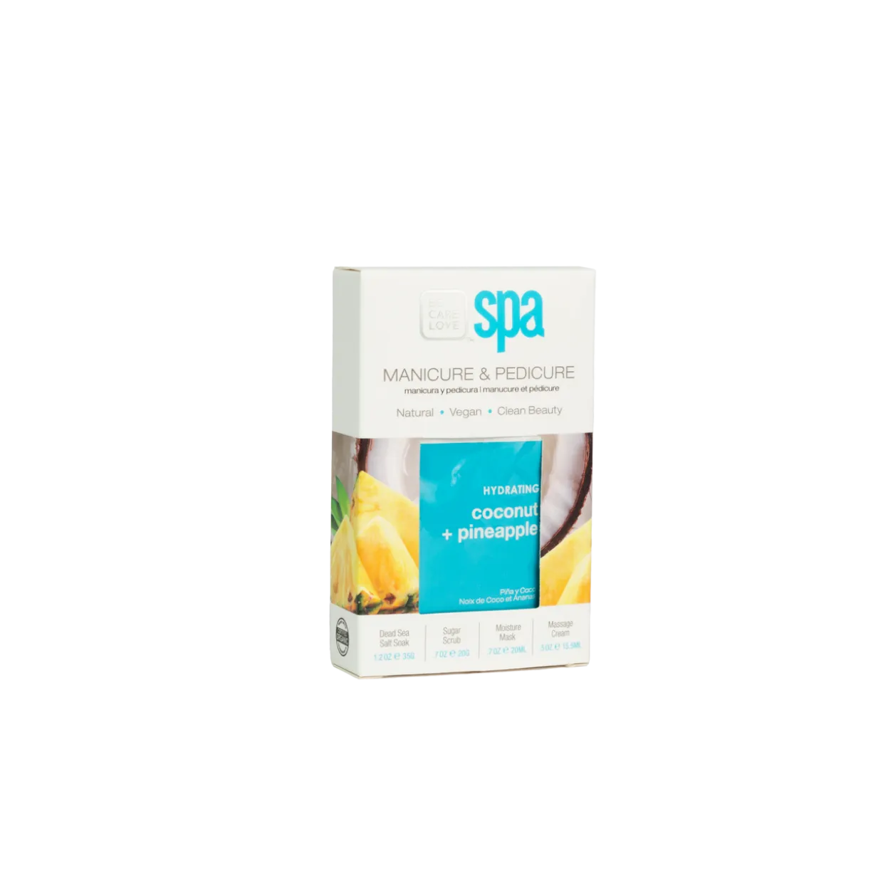 BCL Spa Coconut + Pineapple 4-step Packet Box