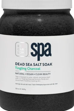 BCL SPA Dead Sea Salt Soak Tingling Charcoal, 64 oz.