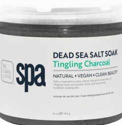 BCL SPA Dead Sea Salt Soak Tingling Charcoal, 16 oz.