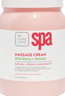BCL SPA Massage Cream Wild Berry + Retinol, 64 oz.
