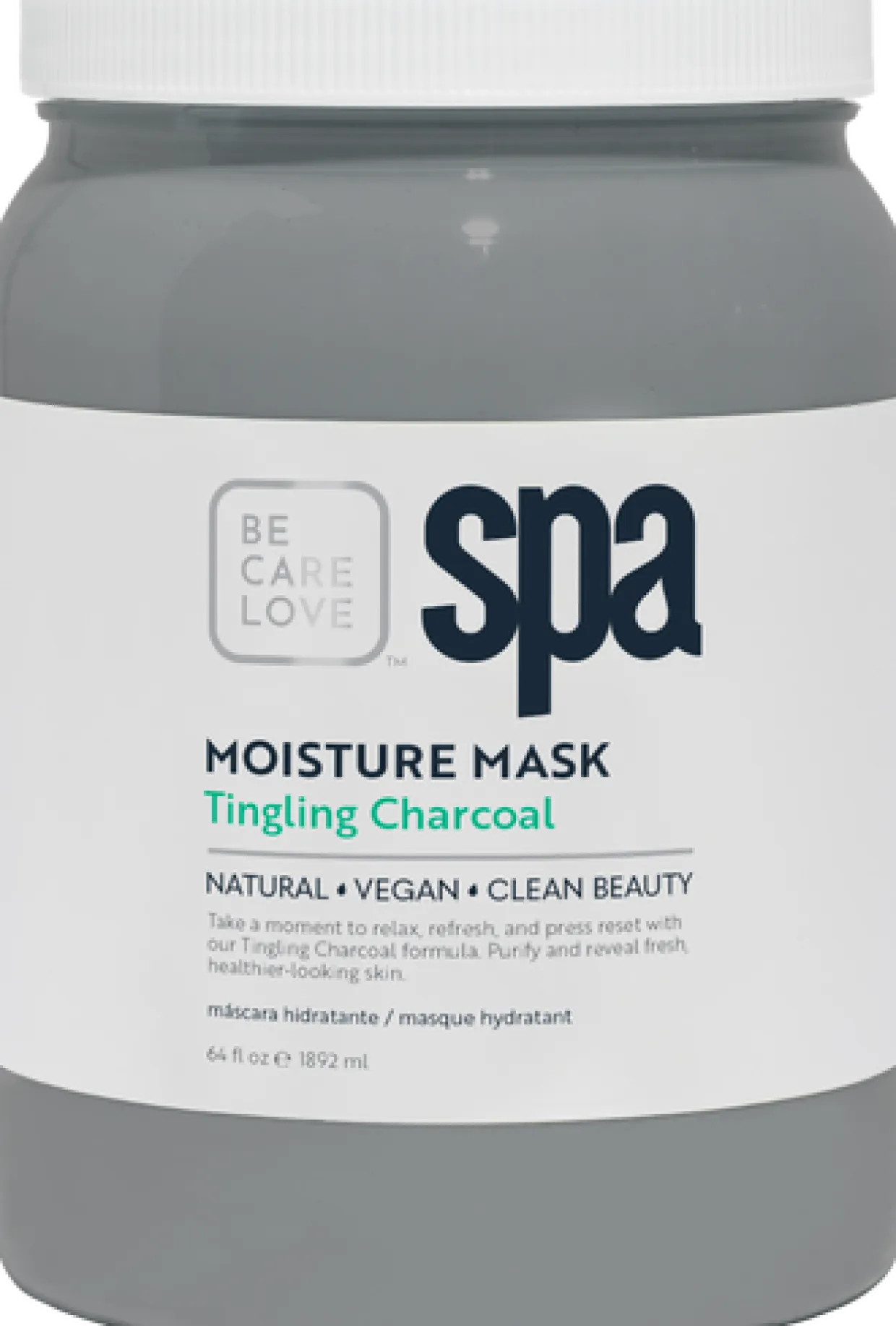 BCL SPA Moisture Mask Tingling Charcoal, 64 oz.