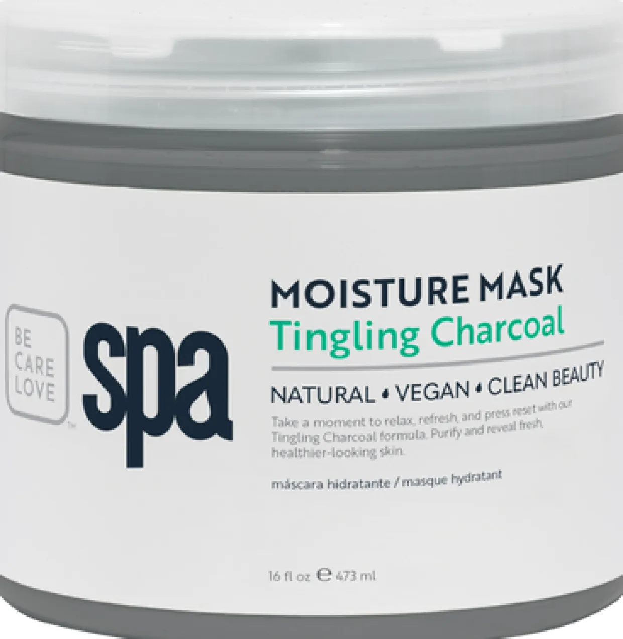 BCL SPA Moisture Mask Tingling Charcoal, 16 oz.