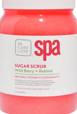 BCL SPA Sugar Scrub Wild Berry + Retinol, 64 oz.