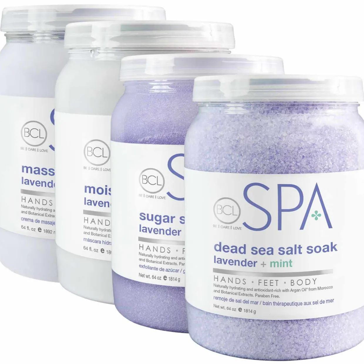 BCL Spa Complete Lavender + Mint 4-Step System, 64 oz. Sizes