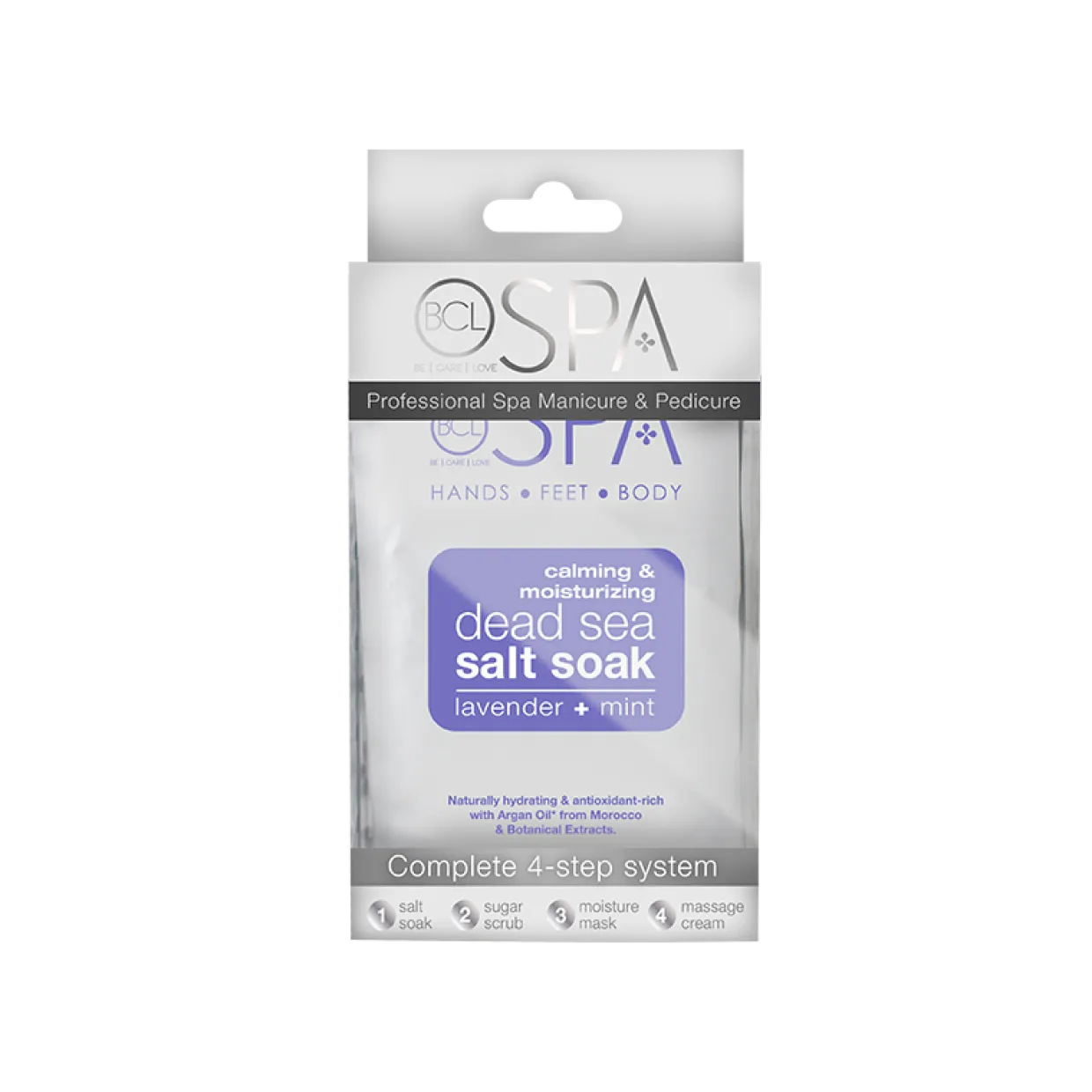 BCL Spa Lavender + Mint Complete 4-Step System, Single Use Packet Box