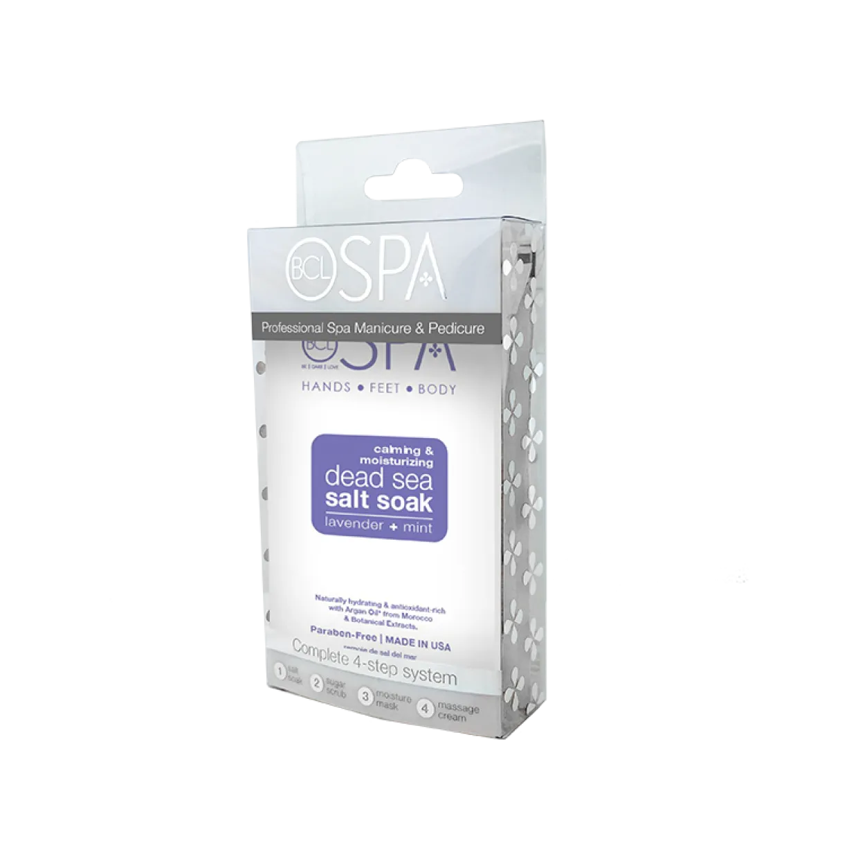 BCL Spa Lavender + Mint Complete 4-Step System, Single Use Packet Box
