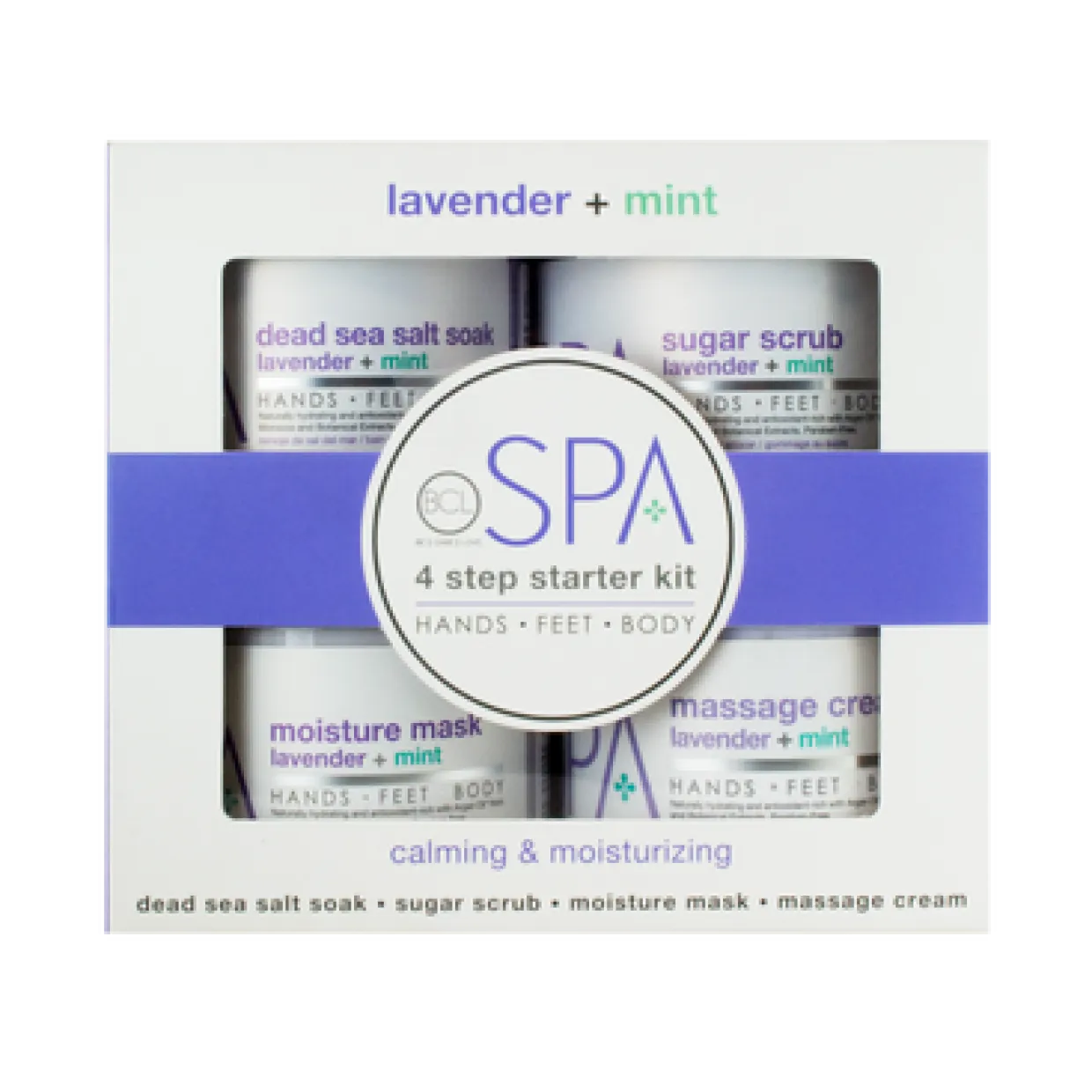 BCL SPA Lavender + Mint 4 Step Starter Kit