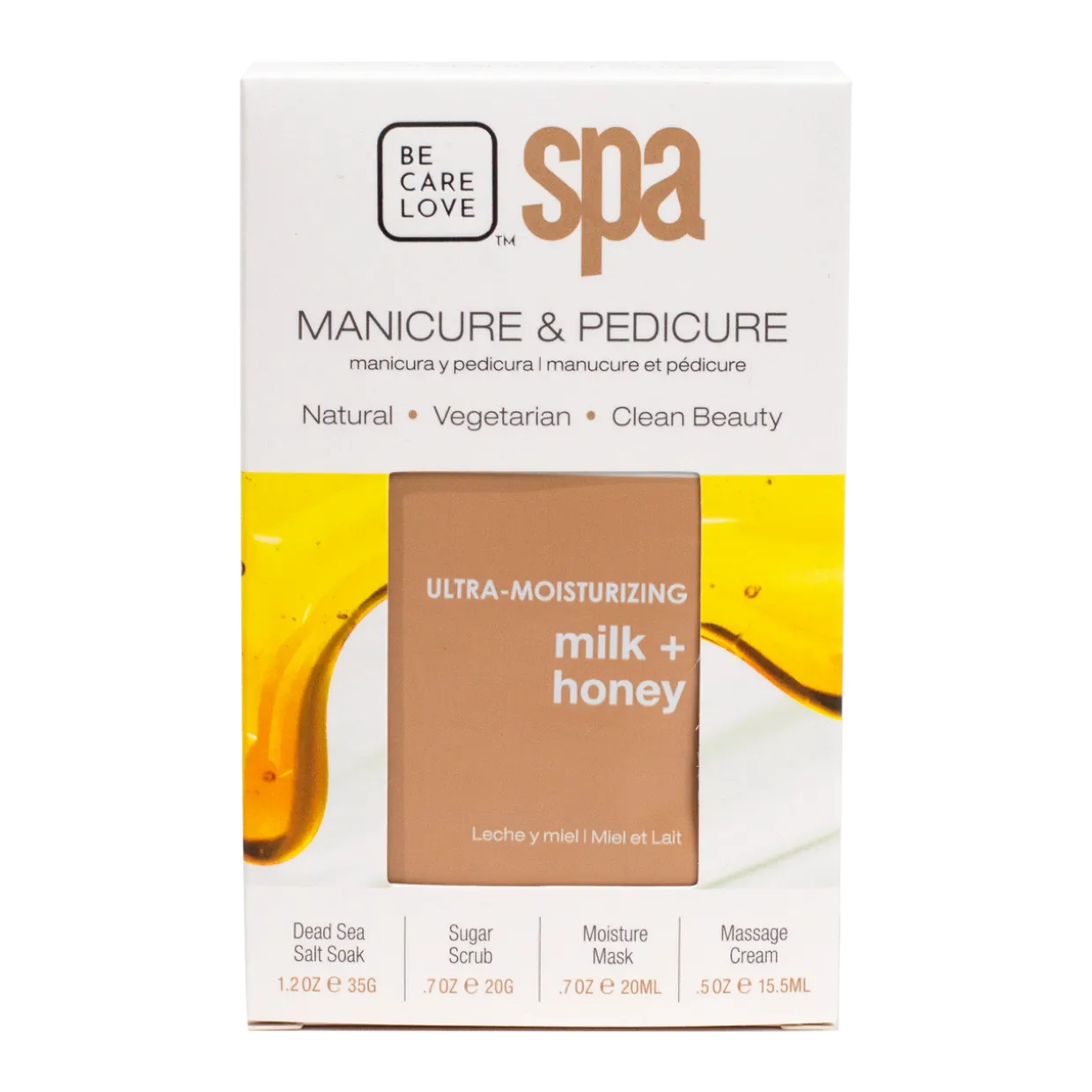 BCL Spa Milk + Honey Complete 4-Step System, Single Use Packet Box