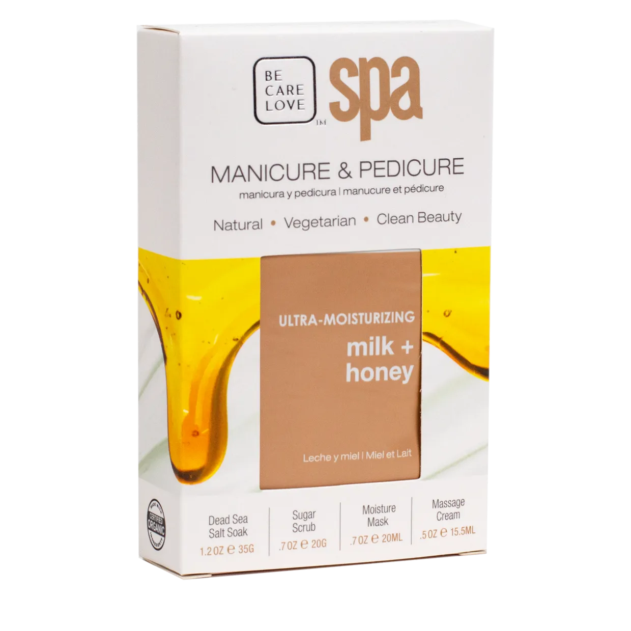 BCL Spa Milk + Honey Complete 4-Step System, Single Use Packet Box