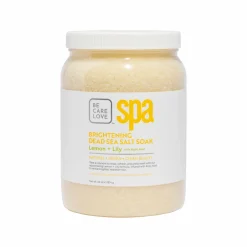 BCL Spa 64 oz. Brightening Lemon + Lily Dead Sea Salt Soak