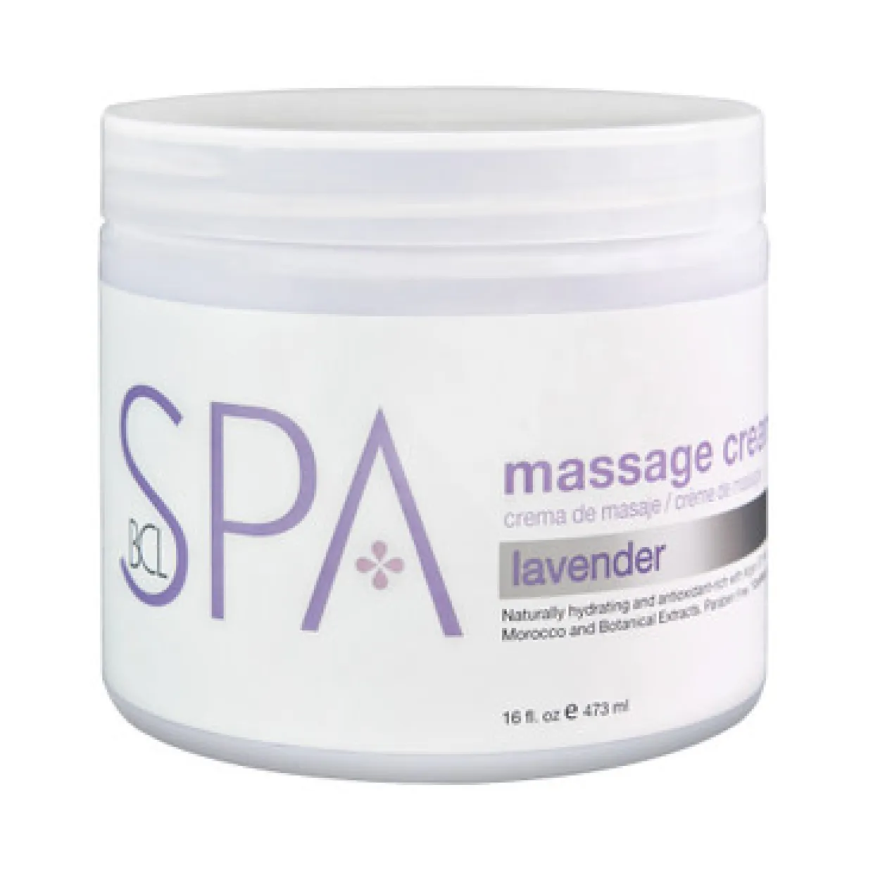 BCL SPA 16 oz. Massage Cream Lavender + Mint