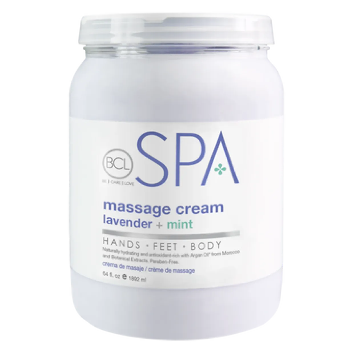 BCL SPA 64 oz. Massage Cream Lavender + Mint