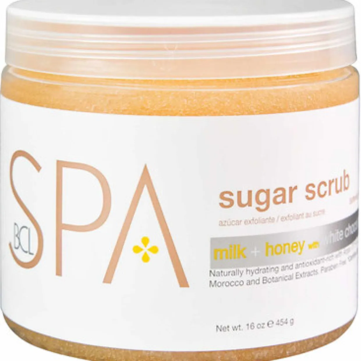 BCL SPA 16 oz. Sugar Scrub Milk + Honey with White Chocolate