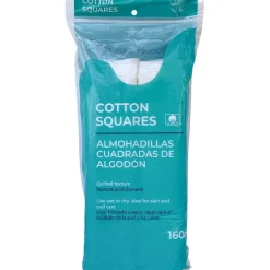 Carolina Cotton Standard Cotton Squares, 160 ct. - Case Pack of 24 Bags