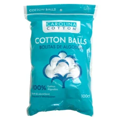 Carolina Cotton Standard Cotton Balls, 100 ct. - Case Pack of 24 Bags