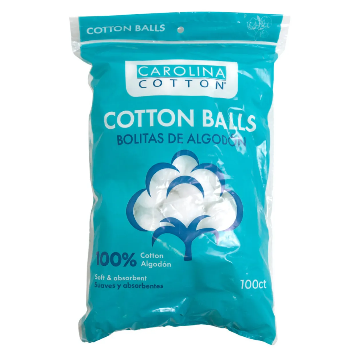 Carolina Cotton Standard Cotton Balls, 100 ct. - Case Pack of 24 Bags