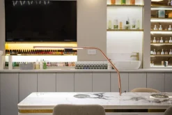 Daylight Company Slimline 4 LED Table Lamp, Rose Gold - U35309