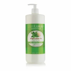 Detox Ginger & Green Tea Lotion (32 fl. oz. | 946 ml.) - BareLuxury Pump Lotion