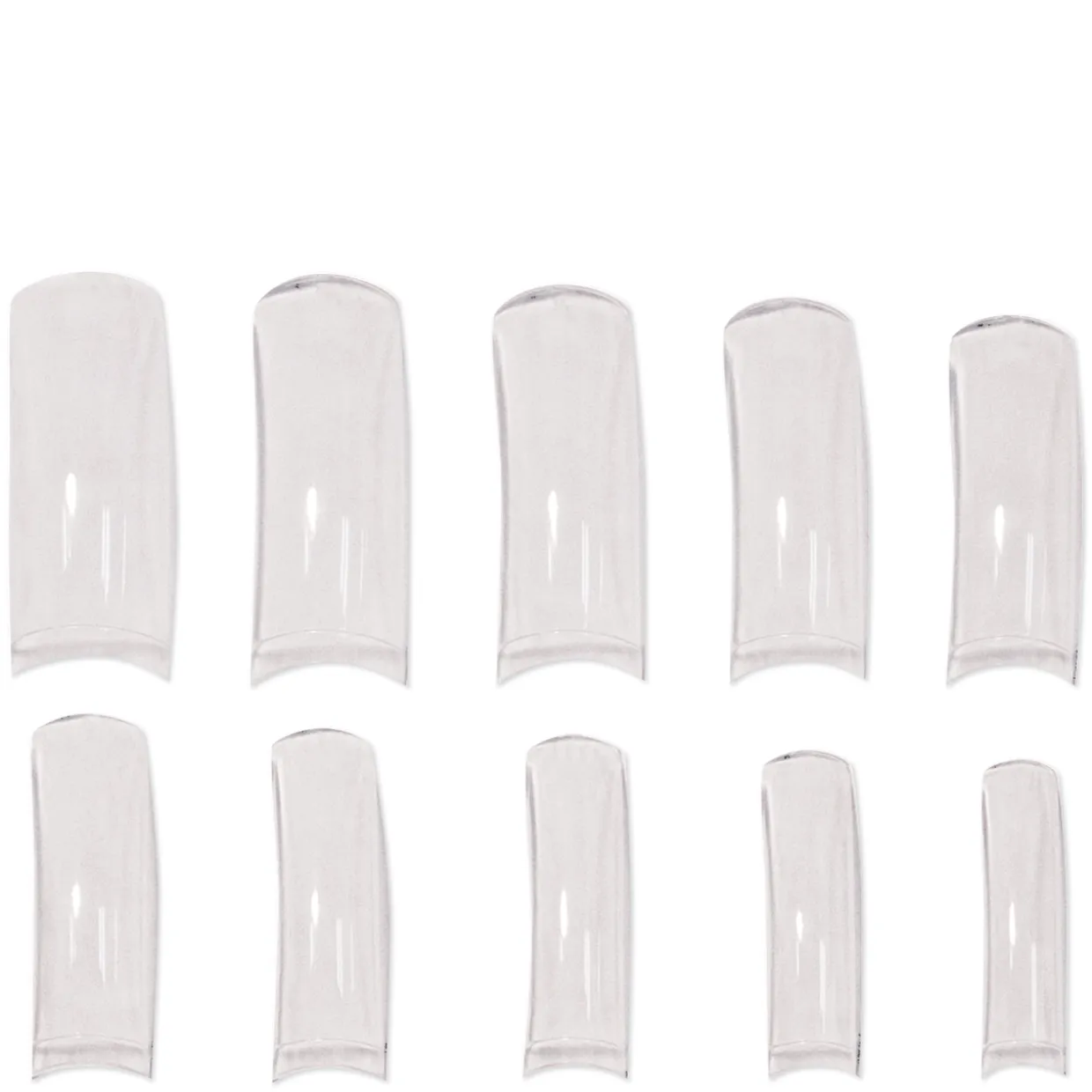 DL Pro Clear Nail Tips, 250 ct.