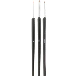 DL Pro 3 pc. Nail Art Striping Brush Set
