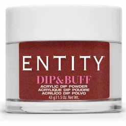 Entity Dip & Buff, "All Made Up", Red Glitter , 43 g | 1.5 Oz. - 5301240