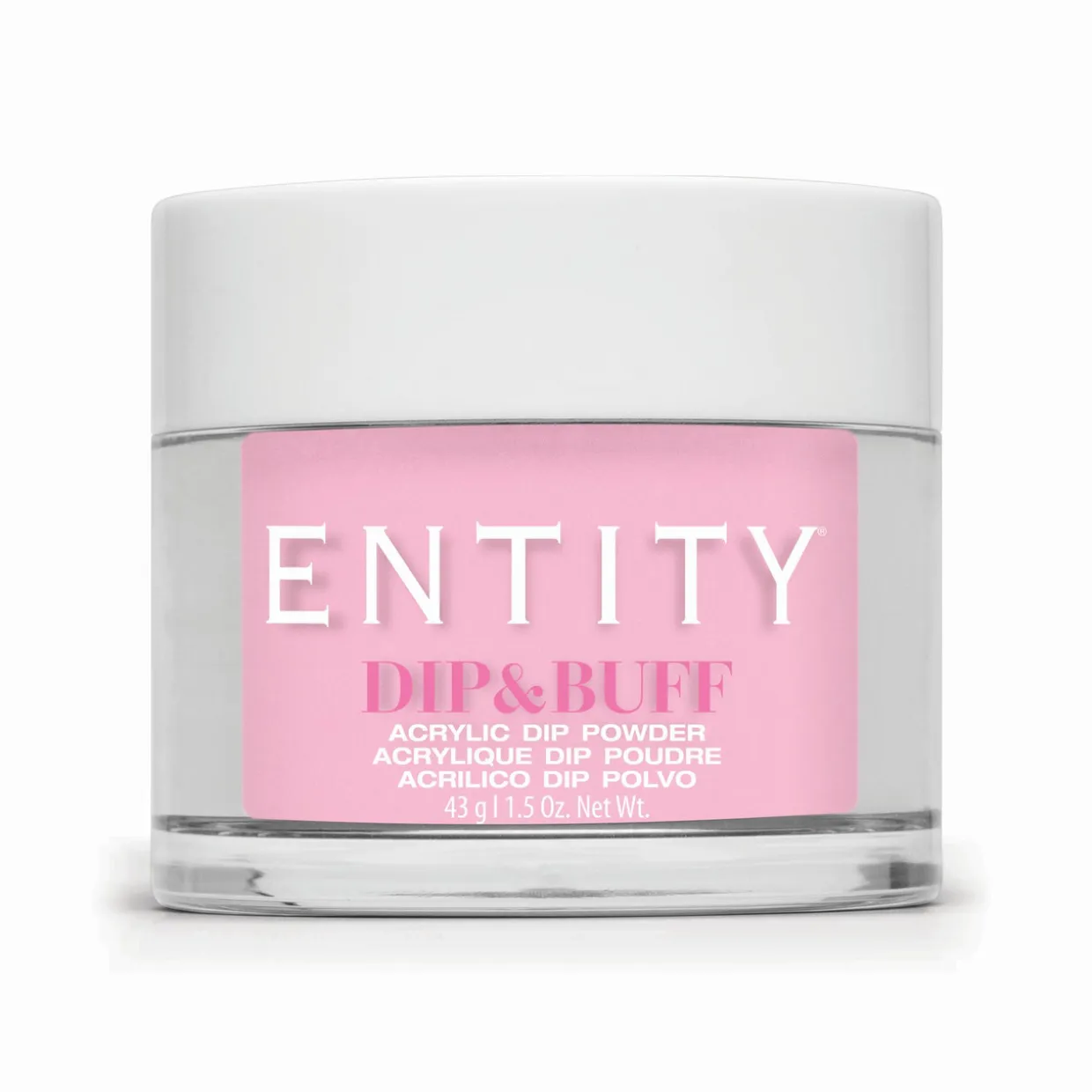 Entity Dip & Buff, "Beach Blanket", Light Pink Creme , 43 g | 1.5 Oz. - 5301618