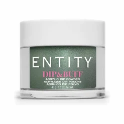 Entity Dip & Buff, "Beauty Icon", Sage Green Shimmer , 43 g | 1.5 Oz. - 5301830