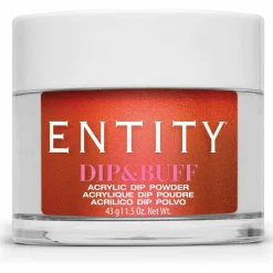 Entity Dip & Buff, "Bouquet Of Gerbera Daisies", Dark Orange Shimmer , 43 g | 1.5 Oz. - 5301686