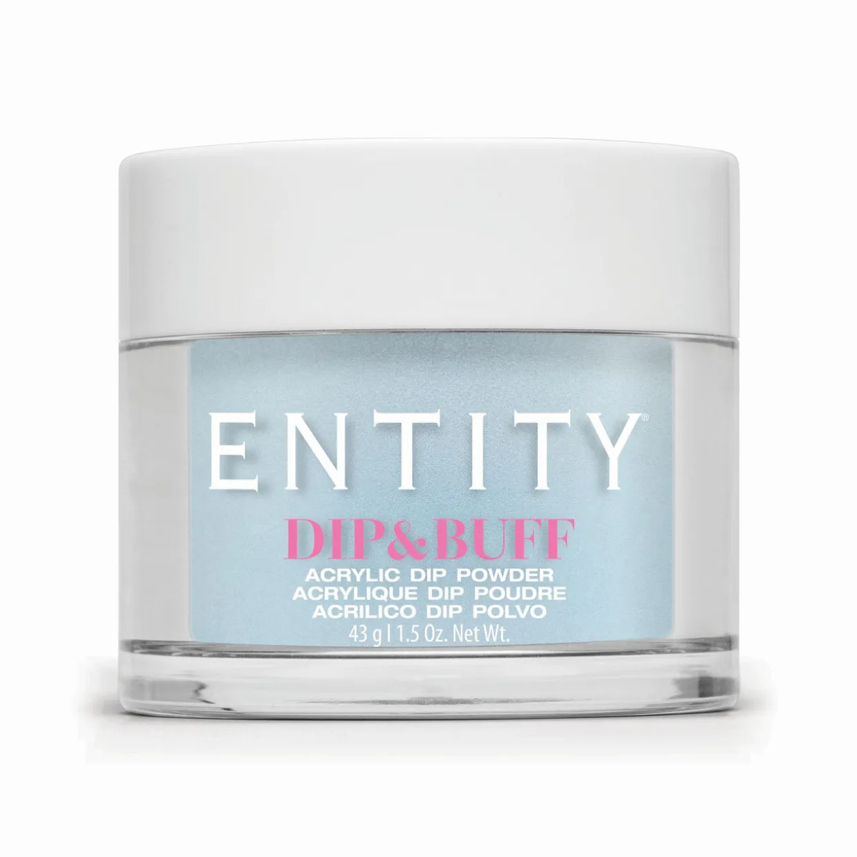 Entity Dip & Buff, "Delicates", Mint Shimmer , 43 g | 1.5 Oz. - 5301557