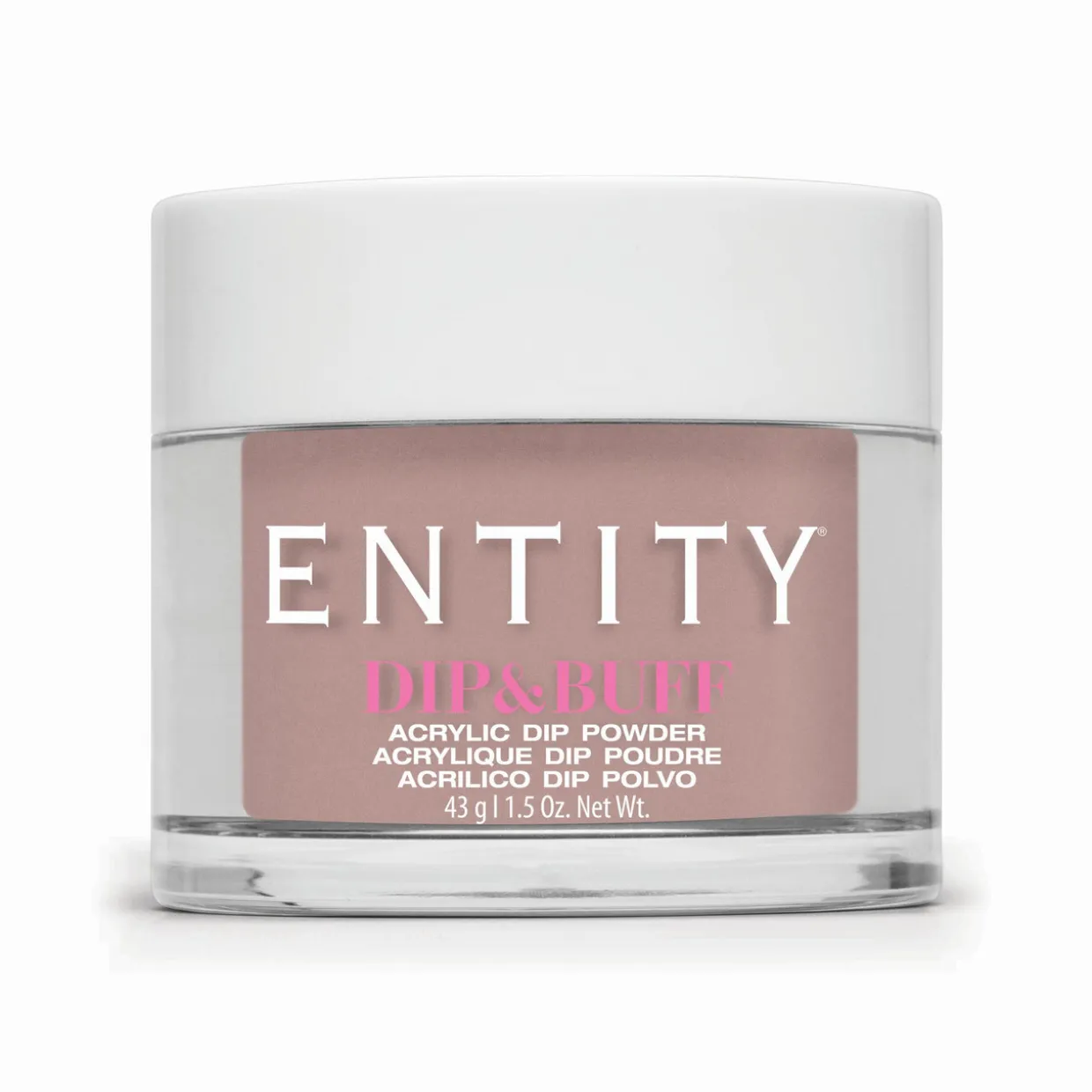 Entity Dip & Buff, "Don't Mind Me", Soft Mauve Creme , 43 g | 1.5 Oz. - 5301759