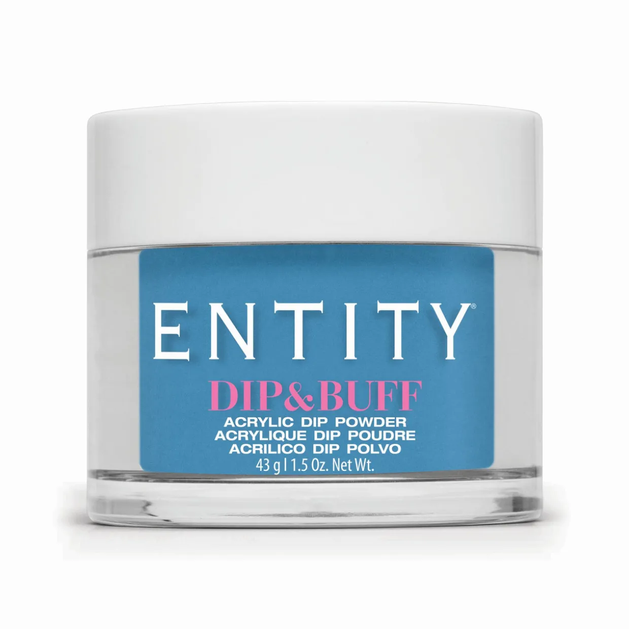Entity Dip & Buff, "Flaunt Your Fashion ", Bright Blue Creme , 43 g | 1.5 Oz. - 5301825