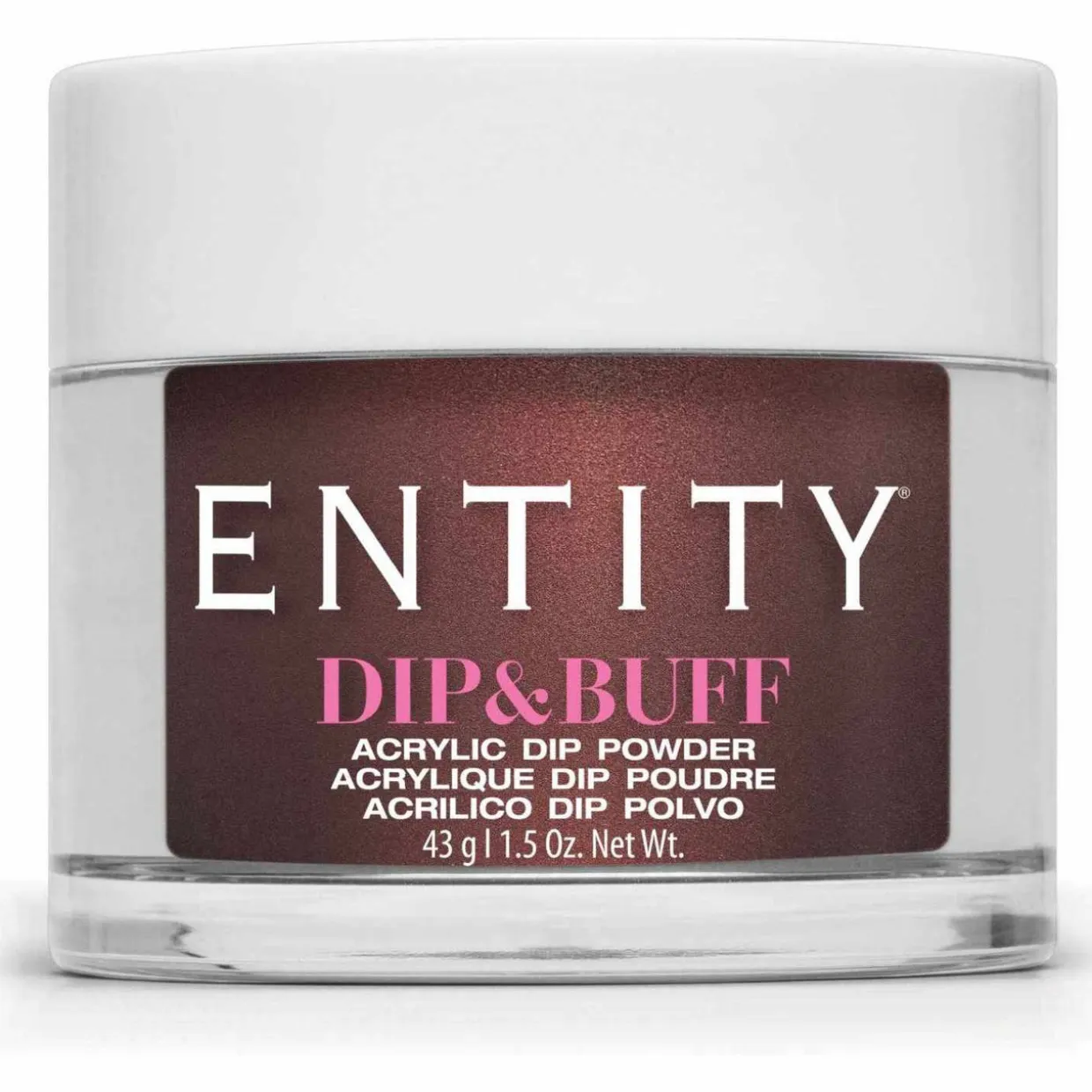 Entity Dip & Buff, "Handbag Haven", Chocolate Brown Shimmer , 43 g | 1.5 Oz. - 5301870