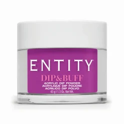 Entity Dip & Buff, "Make Color Not War", Bright Fuchsia Creme , 43 g | 1.5 Oz. - 5301773