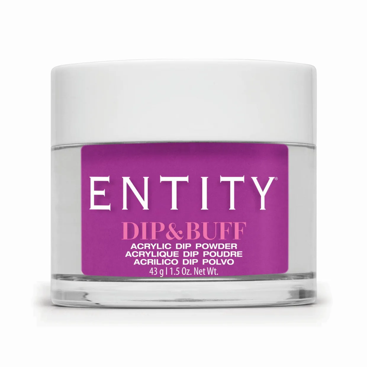 Entity Dip & Buff, "Make Color Not War", Bright Fuchsia Creme , 43 g | 1.5 Oz. - 5301773
