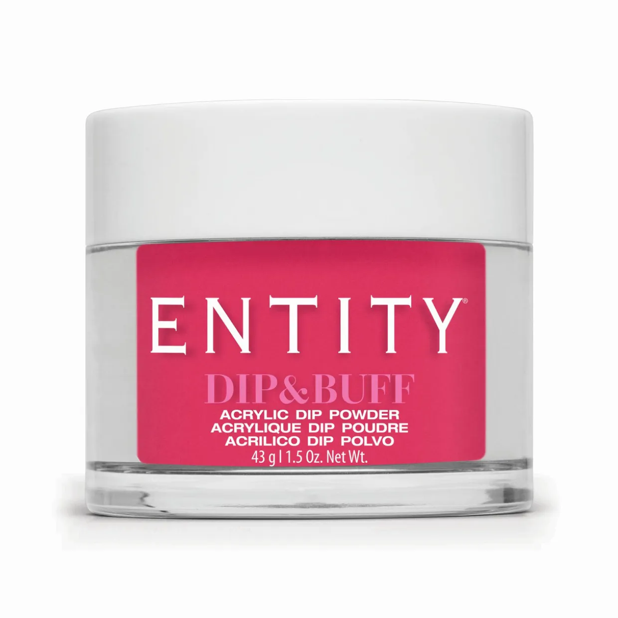 Entity Dip & Buff, "Power Pink", Dark Pink Creme , 43 g | 1.5 Oz. - 5301854