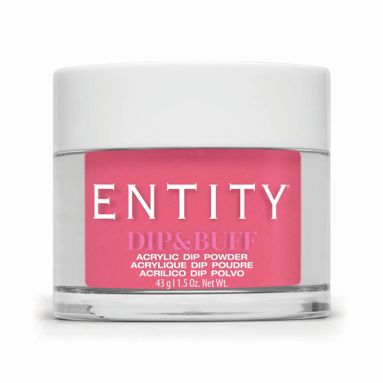 Entity Dip & Buff, "Pretty Precious Peonies", Bright Medium Pink Creme , 43 g | 1.5 Oz. - 5301684