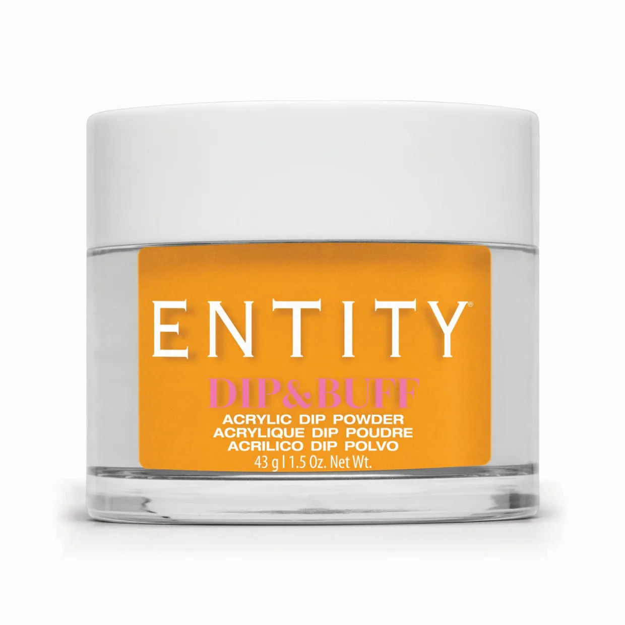 Entity Dip & Buff, "Sarong Sash", Bright Orange Creme , 43 g | 1.5 Oz. - 5301760
